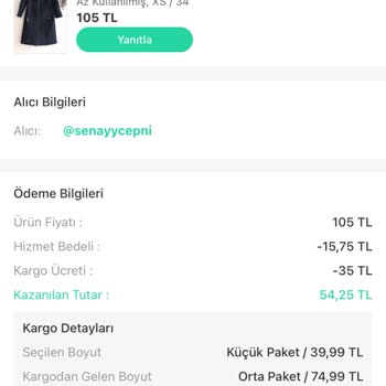 Dolapta Haksız Kargo Ücretinin Kesilmesi