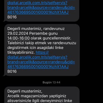 Arçelik Tarafından Rahatsız Ediliyorum