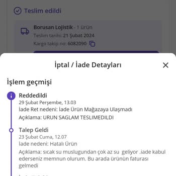 N11 Kusurlu Su Sebili Ve İade Problemi