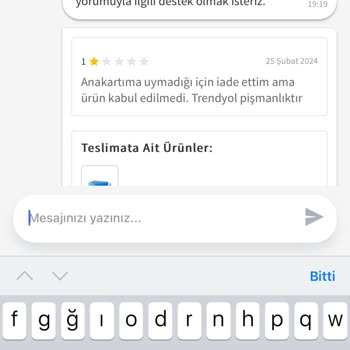 Trendyol İade Almıyor, Kutu Açıldığı İçin