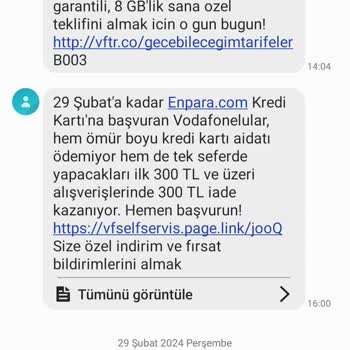 Vodafone 12 Ay Taahhütlü Kampanyayı 11 Ay Dolmadan Keyfi Sonlandırdı