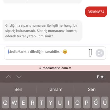 Media Markt Sipariş Durumuyla İlgili Bilgi Alamama