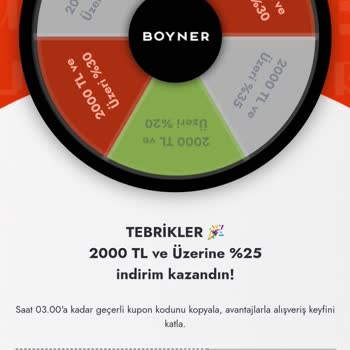 Boyner Çark İndirimi Hayal Kırıklığı