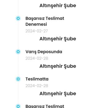 Kargoist Teslimat Noktasının Gönderiyi Teslim Almaması