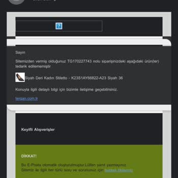 Tergan Deri Göndermediği Ayakkabının Parasını Taksitle Yatırıyor?