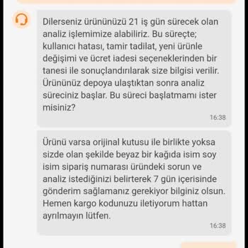 Garantiye Gönderdiğim Ürün Trendyol Yüzünden Yanlış Adrese Gönderildi.
