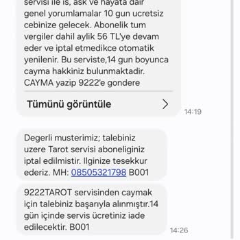 TT Bimcell Kiti Yoluyla Gizli Abonelik Yoluyla Tüketici Mağduriyet