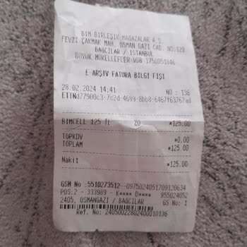 BİM Den Bimcell Kontörü Yanlış Numaraya Yüklendi İade Etmiyorlar.