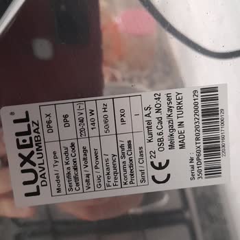 Luxell Davlumbaz Arızası Servisi Çok Kötü