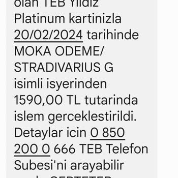TEB, Kopyalanan Kartımdaki Tutarı 120gün Sonra Ödeyecekmiş