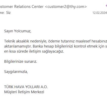 THY Tazminat Ödemesi Zulmü