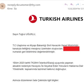 THY Tazminat Ödemesi Zulmü