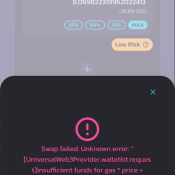 Проблемы с операциями в Web3 и PancakeSwap
