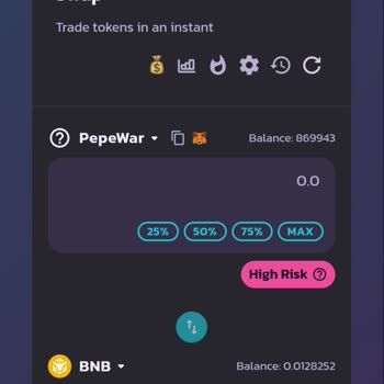 Проблемы с операциями в Web3 и PancakeSwap