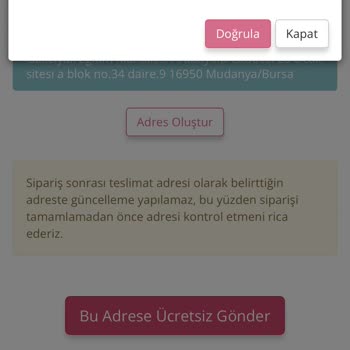 Denebunu.com Ücretsiz Kutumu Göndermiyor