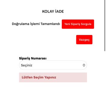 Flaw Wear İade Sorunu Yaşıyorum