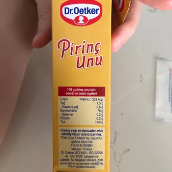 Dr. Oetker Paketlerin Biri Boş Çıktı!