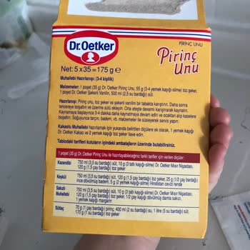 Dr. Oetker Paketlerin Biri Boş Çıktı!