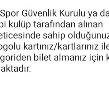 Passolig Bilet Alamıyorum, Kısıtlama Var