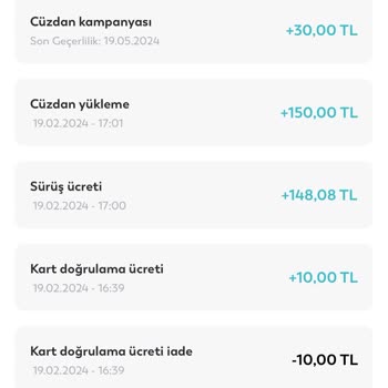 BinBin Bakiye Ücret İadesi