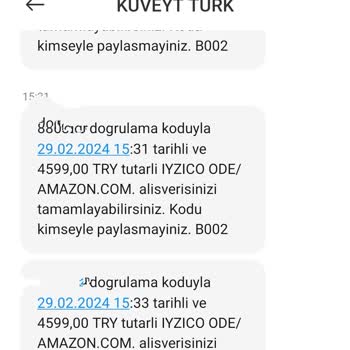 iyzico A101 Kullanarak Mağduriyet Uğradım