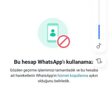 WhatsApp Hesabım Kapandı.