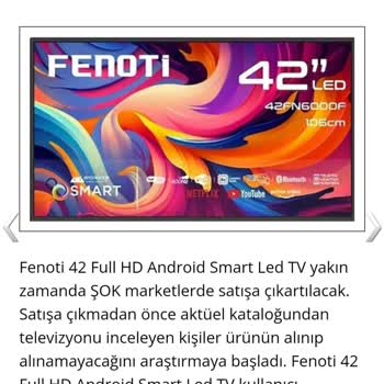 Fenoti Servisi Olmayan Ürün