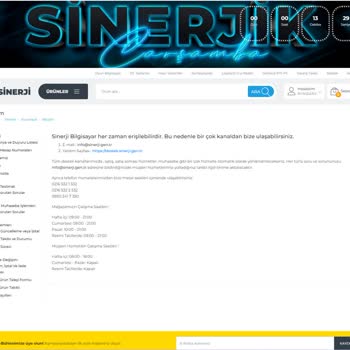 Sinerji Bilgisayar Mağduru Oldum Almayı Aldırmayın