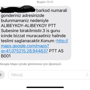 PTT Kargo PTT Alibeyköy Şube