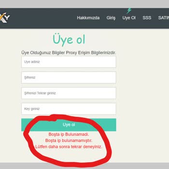 Jetproxy Proxy Hizmetinde Yaşanan Sorunlar