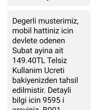 Bimcell'in Ayrıldıktan Sonra Ki Faturası