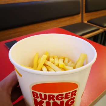 Burger King Ürün Hakkında Hata Kabul Etmeme