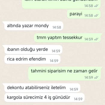 Mondy Shop Sipariş İptali Ve Para İadesi İstiyorum