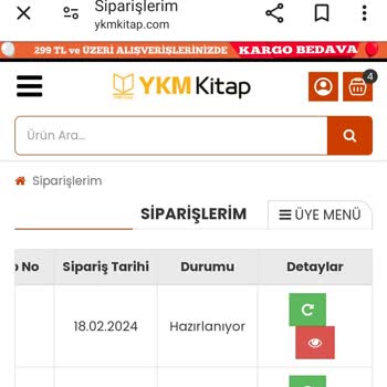 YKM Kitap Şikayet