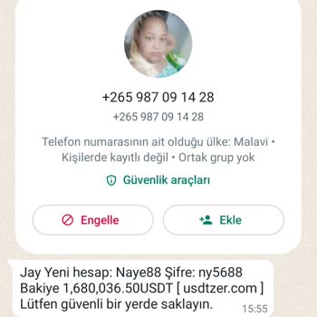 Usdtzer.com Güvenliğim Tehdit Altında: İzinsiz Mesaj Ve Hesap Riski