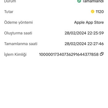 Jeton Param İade Talep Ediyorum