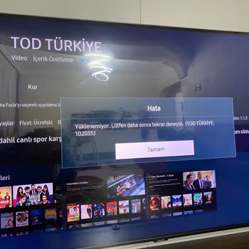 Samsung TV Yükleme Sorunu