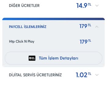 Turkcell Paycell Bedeli İznim Olmadan Habersiz Kesilen Ödeme