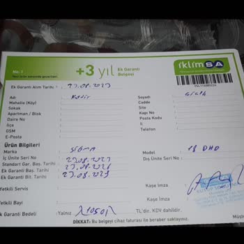 Sigma Klima Osmaniye İklimsa Bayisinden Şikayet Var