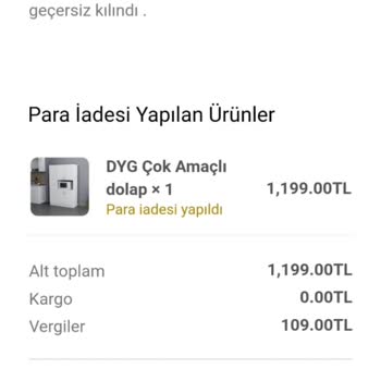 Tiamob Kendi Kendine İptal Ettiği Ürünümün Parasını Geri İade Etmiyor!