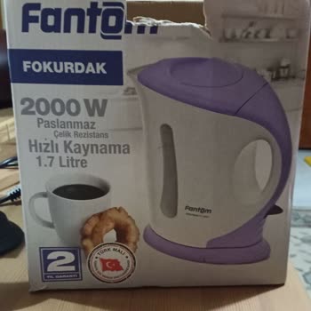 İnsan Sağlığına Zararlı Geri Dönüşüm Plastik Atıklardan Yapılmış Fantom Kettle