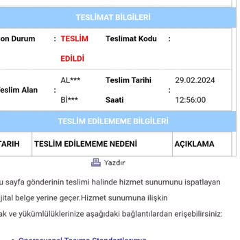 Aras Kargo Çalışanı Ürünü Teslim Etmediği Halde Teslim Edildi Diyor