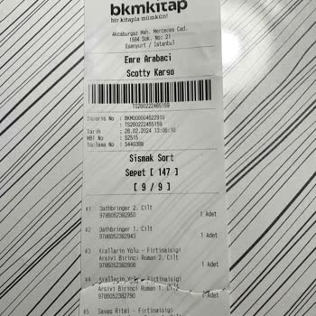Bkmkitap Hasarlı Kitabın Değiştirilmesini İstiyorum