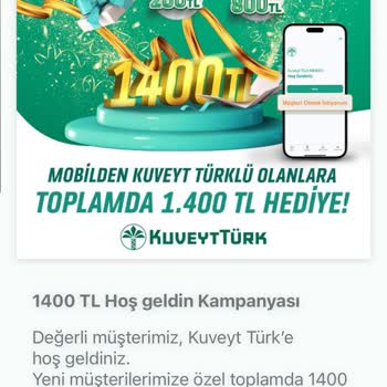 Kuveyt Türk Sağlam Nakit Kampanyası
