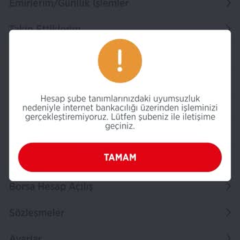 Ziraat Borsa Hesap Açma Hatası