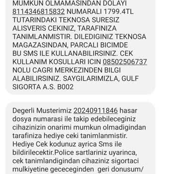 Gulf Sigorta Tabletimin Ekranı Kırıldı, Kasko Sorunu Yaşıyorum!