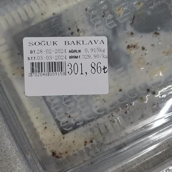 Tatlıbak Aynı Firma Aynı Ürün Aradaki 110 TL'lik Fiyat Değişikliği