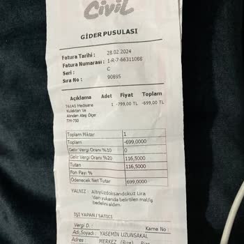 Civil Mağazası Ayıplı Malın İadesi İçin 2 Ay Bekletti