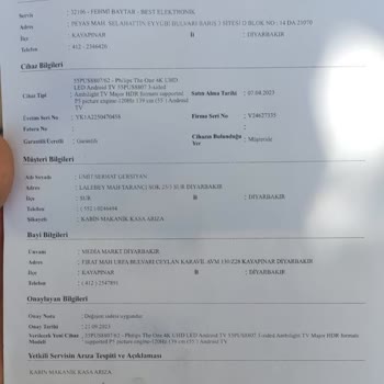 Philips Televizyon Bozuk. Kanallar Sürekli Kendi Kendine Değişiyor