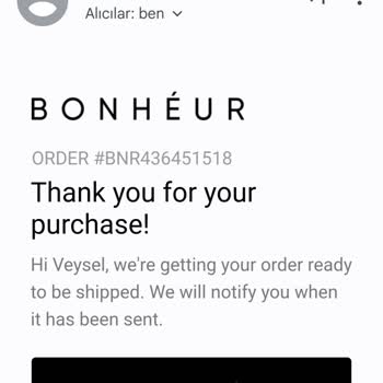 Bonheur Bag Markasından Çanta Aldık Fakat Teslim Etmiyorlar.